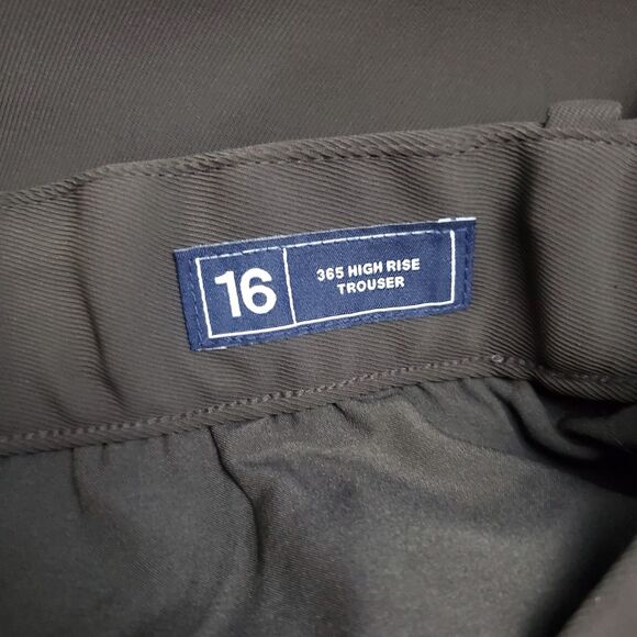 Gap Women's Pants 16 Brown 365 High Rise Trouser Capsule Wardrobe Business - Picture 13 of 15